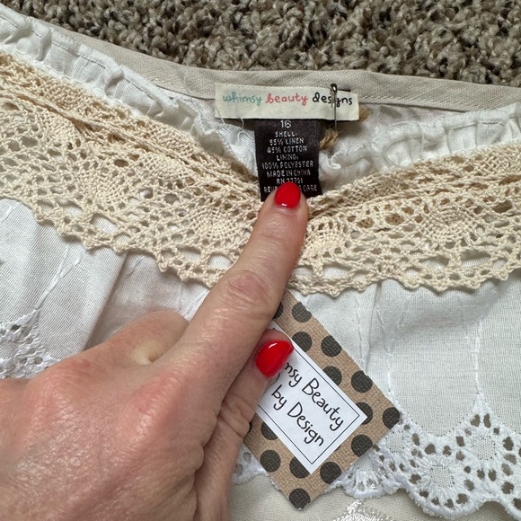 NWT gorgeous cottagecore skirt size 16 whimsy beauty design - Picture 4 of 6